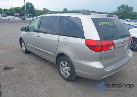 2005 Toyota Sienna Le z USA, uszkodzony, nr VIN 5TDZA23C95S238598